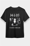 HIM Black Unisex T-Shirt