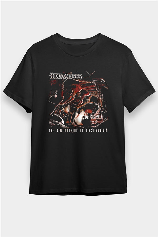 Holy Moses Printed Unisex Black T-Shirt