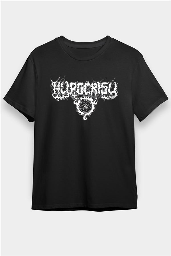 Hypocrisy Printed Unisex Black T-Shirt