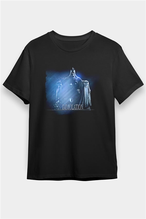 Immolation Printed Unisex Black T-Shirt