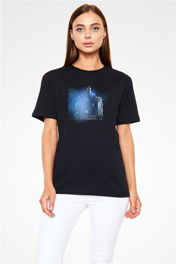 Immolation Printed Unisex Black T-Shirt
