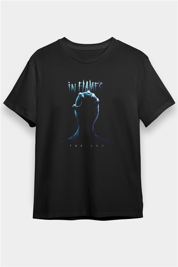 In Flames Black Unisex T-Shirt
