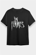In Flames Black Unisex T-Shirt