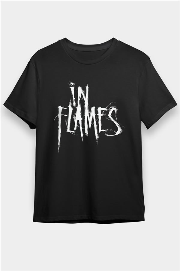 In Flames Black Unisex T-Shirt