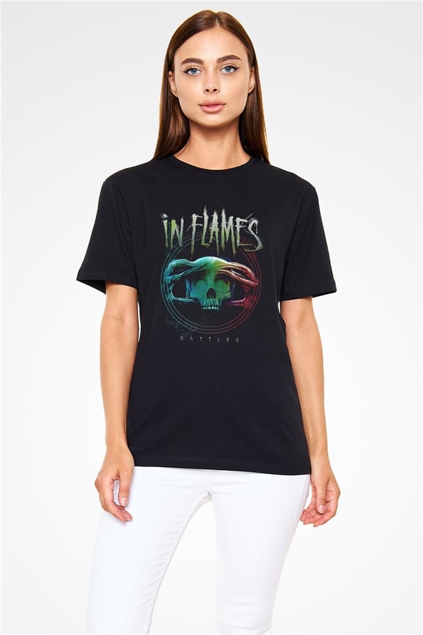 In Flames Black Unisex T-Shirt