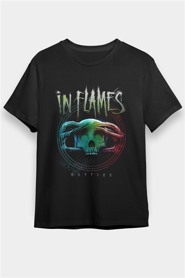 In Flames Black Unisex T-Shirt