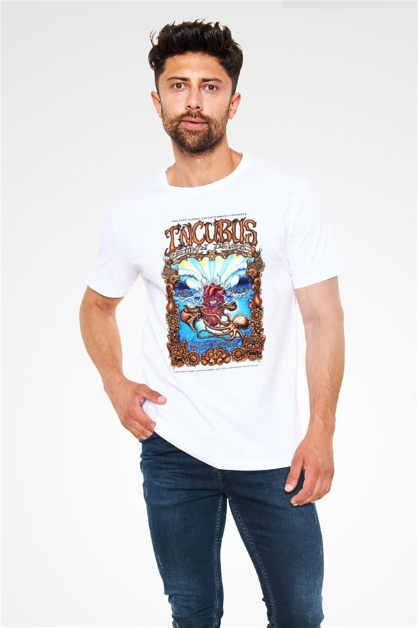Incubus White Unisex T-Shirt