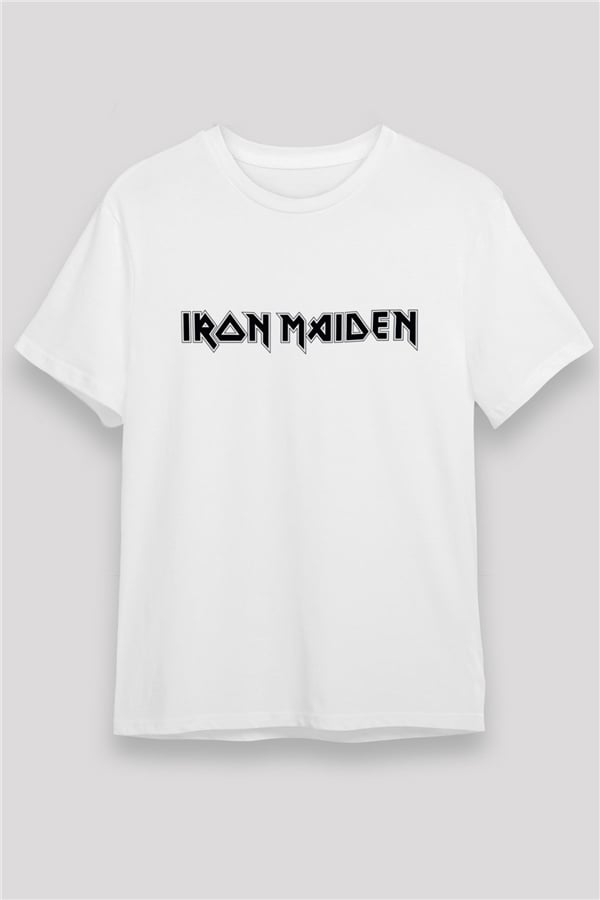 Iron Maiden White Unisex T-Shirt