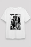 Iron Maiden White Unisex T-Shirt