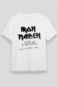 Iron Maiden White Unisex T-Shirt