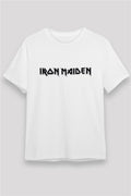 Iron Maiden White Unisex T-Shirt