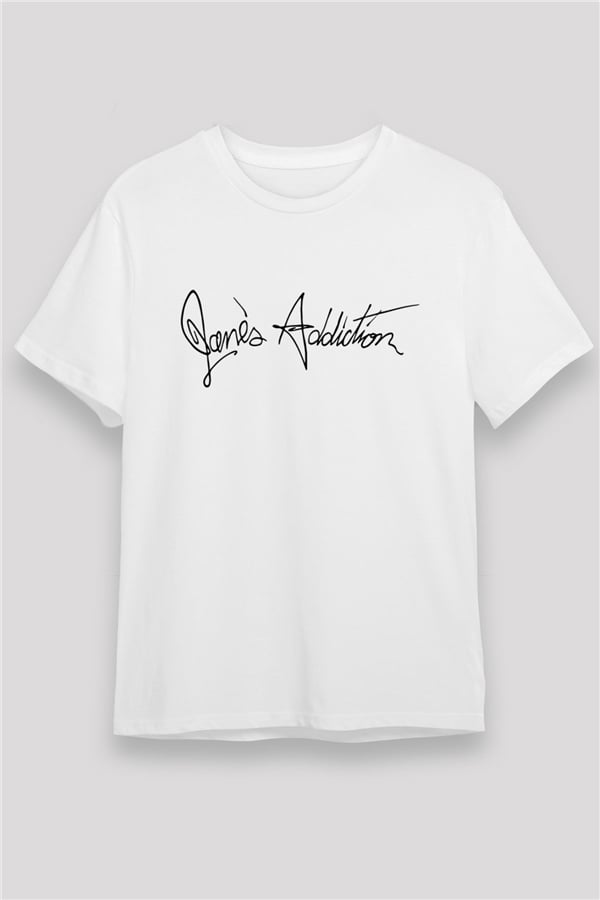 Jane's Addiction White Unisex T-Shirt