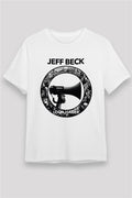 Jeff Beck White Unisex T-Shirt