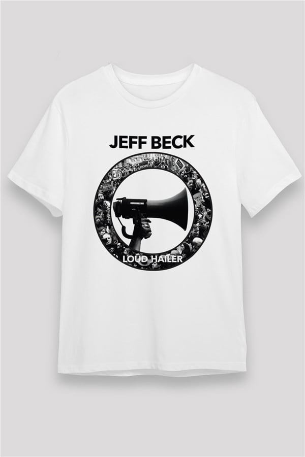 Jeff Beck White Unisex T-Shirt