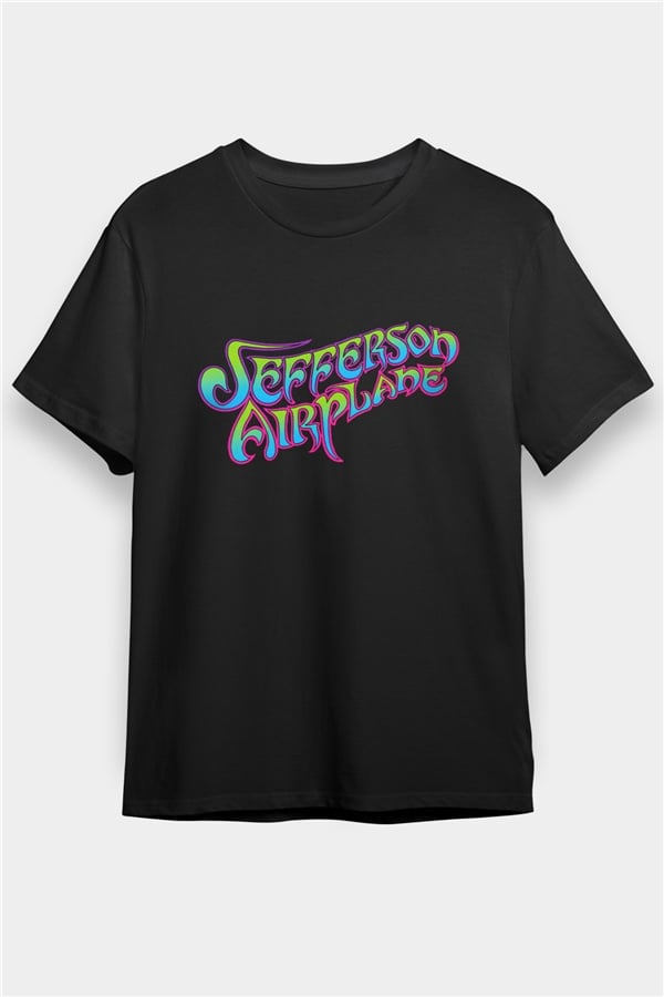 Jefferson Airplane Black Unisex T-Shirt