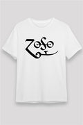 Jimmy Page White Unisex T-Shirt