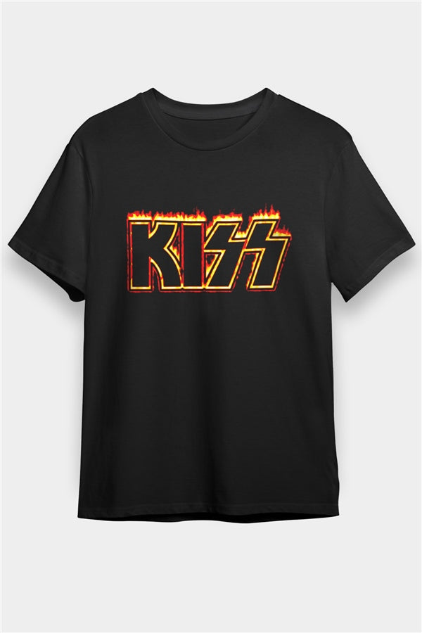 Kiss Black Unisex T-Shirt