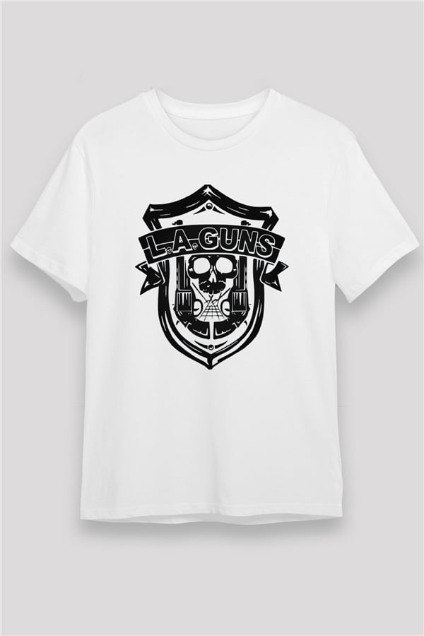 L.A. Guns White Unisex T-Shirt