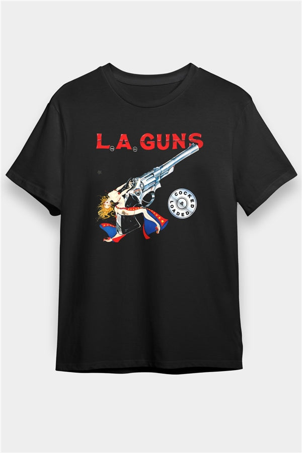 L.A. Guns Black Unisex T-Shirt