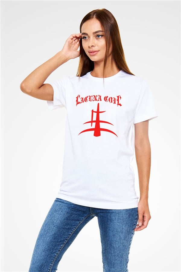 Lacuna Coil White Unisex T-Shirt
