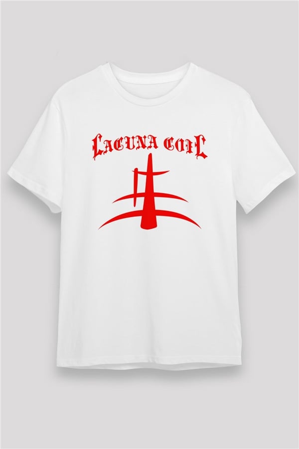 Lacuna Coil White Unisex T-Shirt