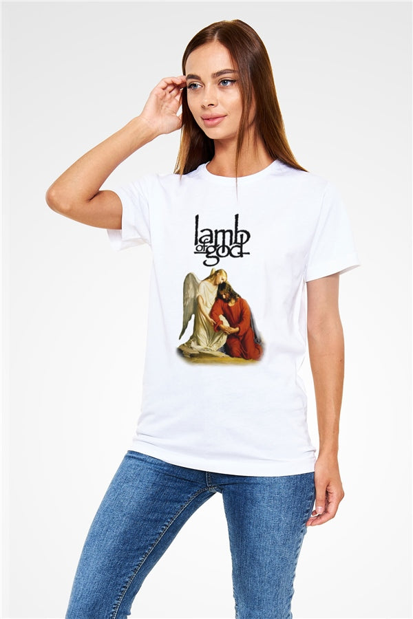 Lamb of God White Unisex T-Shirt