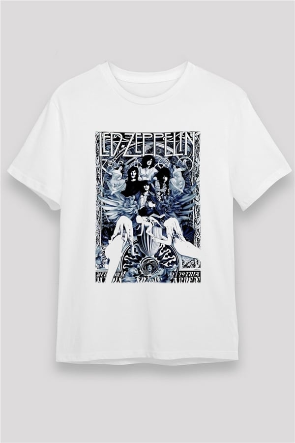 Led Zeppelin White Unisex T-Shirt