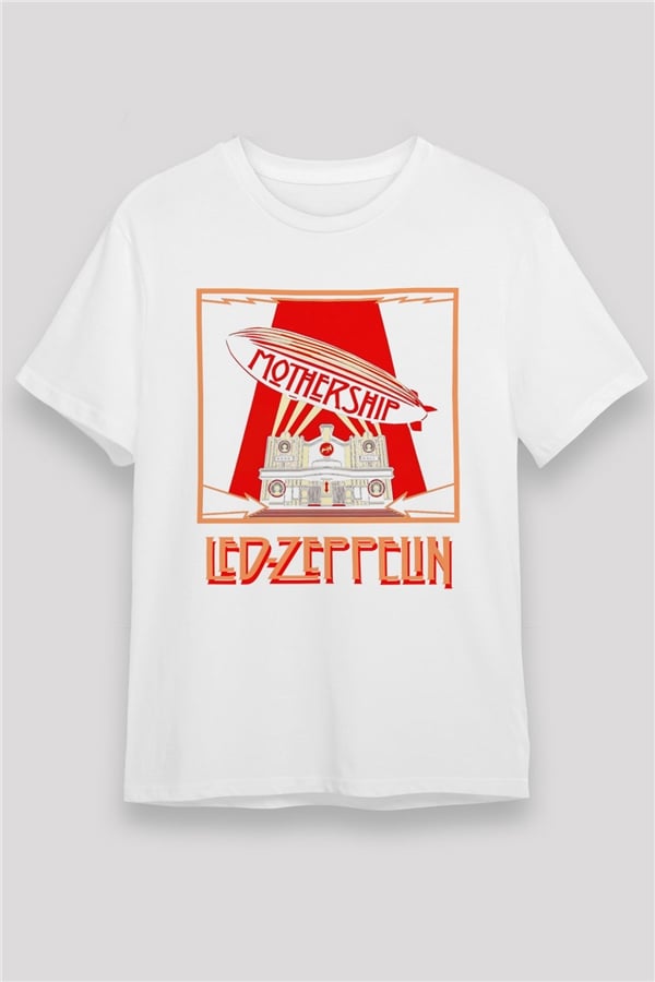 Led Zeppelin White Unisex T-Shirt