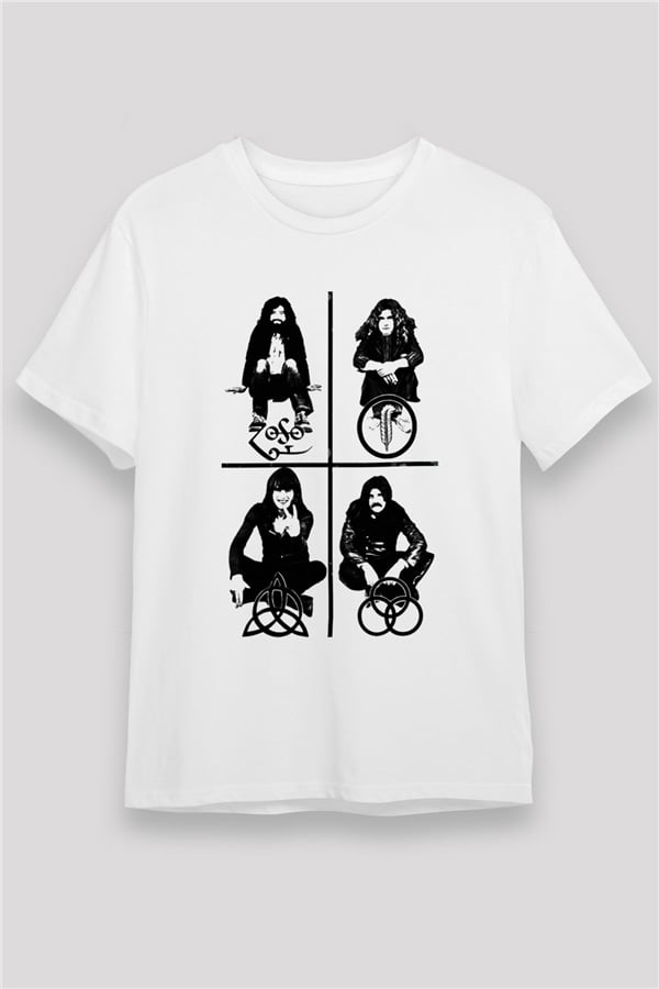 Led Zeppelin White Unisex T-Shirt