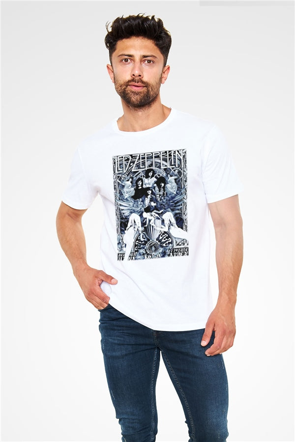 Led Zeppelin White Unisex T-Shirt