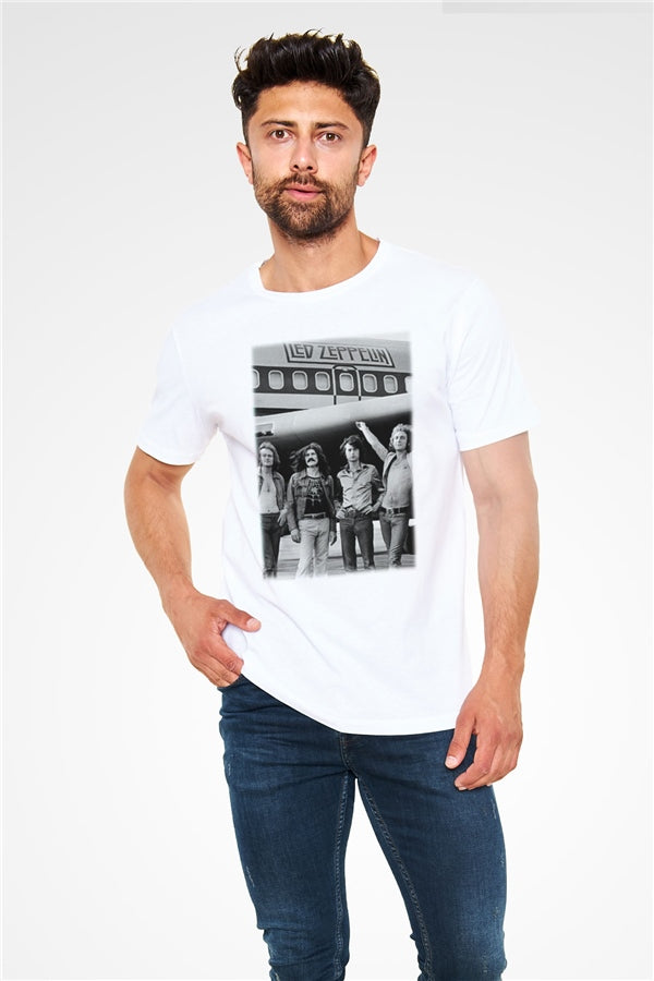 Led Zeppelin White Unisex T-Shirt