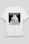 Led Zeppelin White Unisex T-Shirt