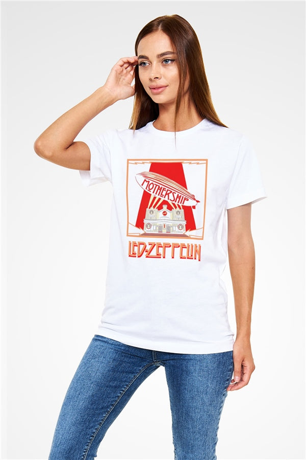 Led Zeppelin White Unisex T-Shirt