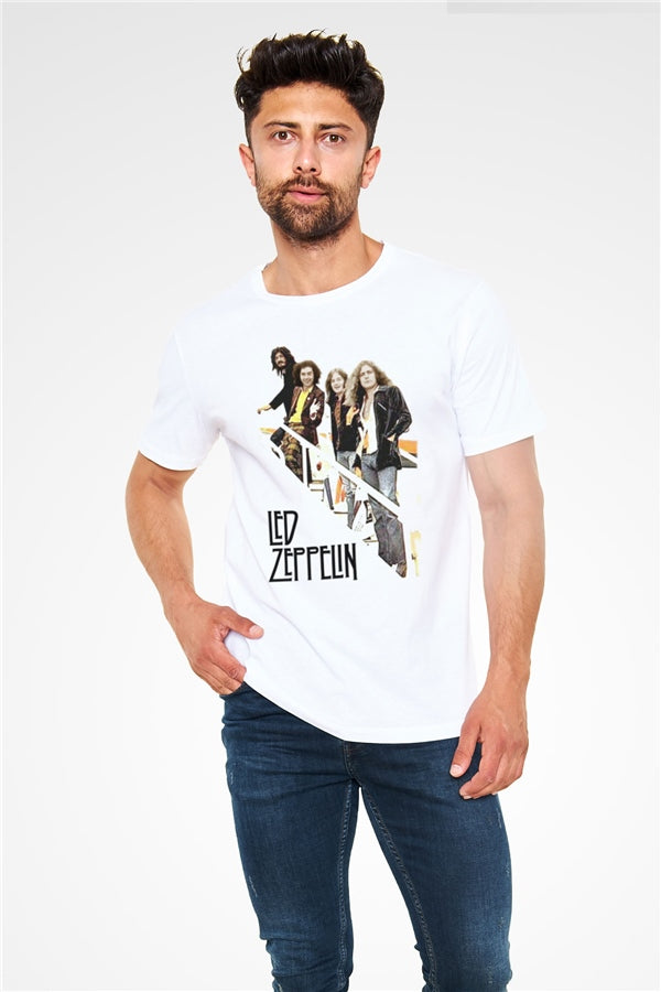 Led Zeppelin White Unisex T-Shirt