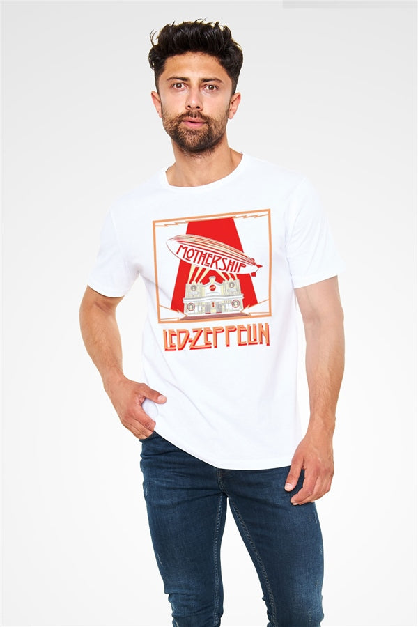Led Zeppelin White Unisex T-Shirt