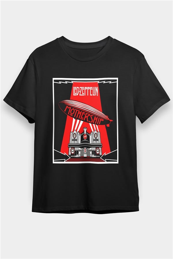 Led Zeppelin Mothership Black Unisex T-Shirt