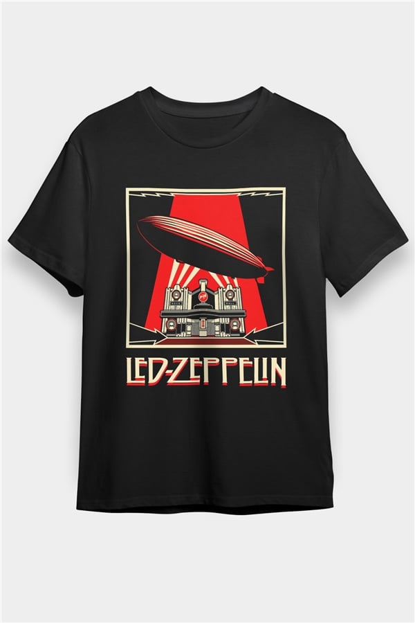 Led Zeppelin Black Unisex T-Shirt