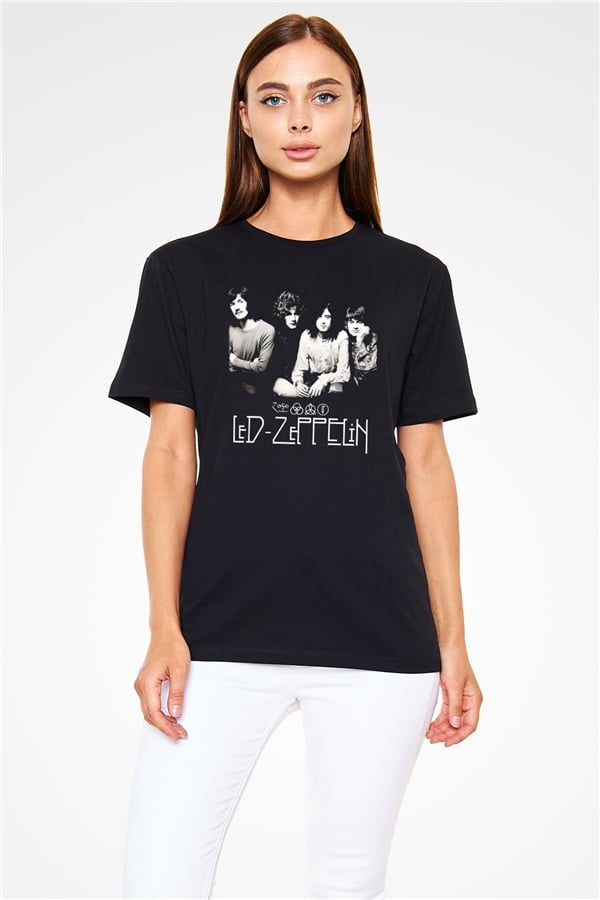 Led Zeppelin Black Unisex T-Shirt
