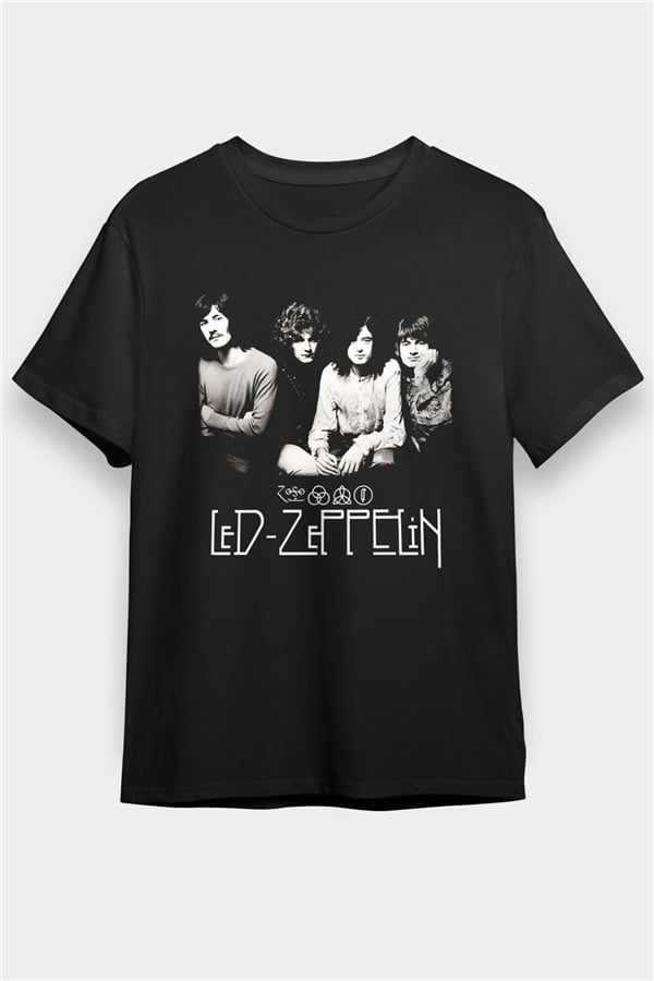 Led Zeppelin Black Unisex T-Shirt
