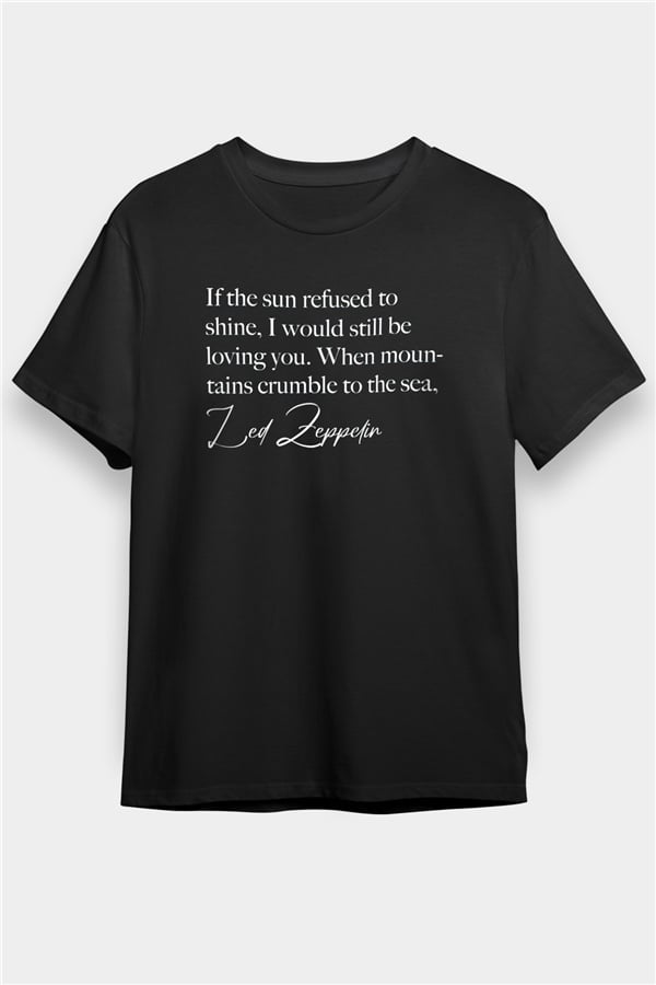 Led Zeppelin Black Unisex T-Shirt