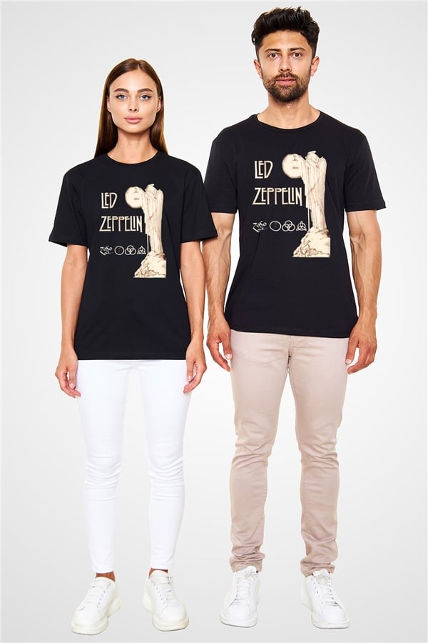 Led Zeppelin Black Unisex T-Shirt