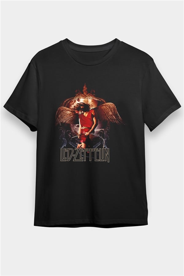 Led Zeppelin Black Unisex T-Shirt