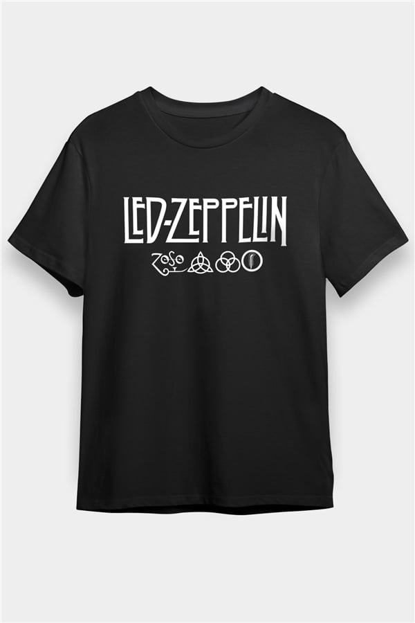 Led Zeppelin Black Unisex T-Shirt