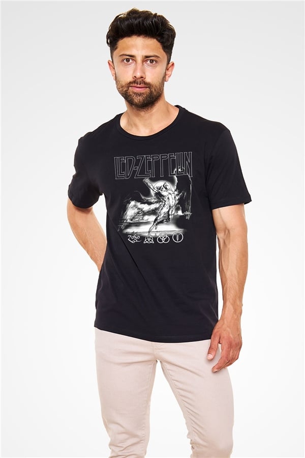 Led Zeppelin Black Unisex T-Shirt