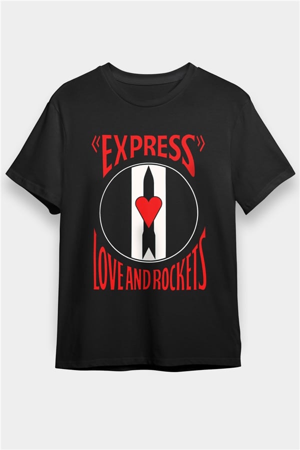 Love and Rockets Black Unisex T-Shirt