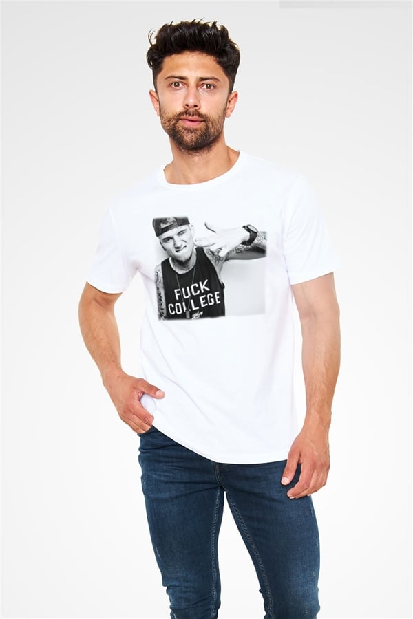 Machine Gun Kelly White Unisex T-Shirt