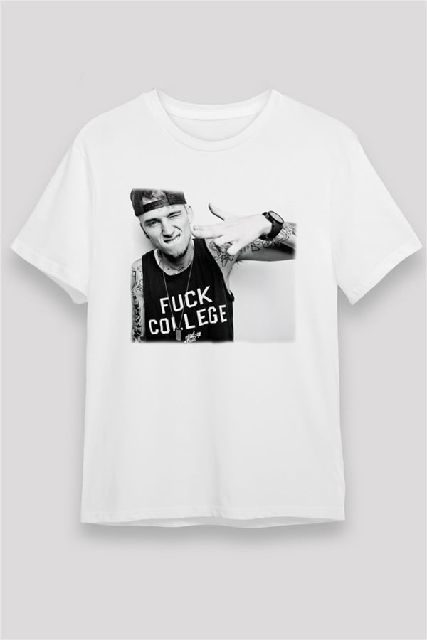 Machine Gun Kelly White Unisex T-Shirt
