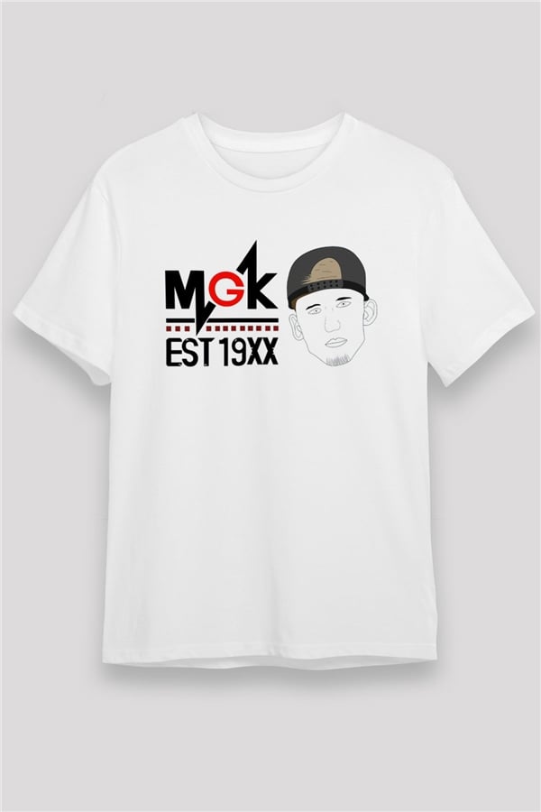 Machine Gun Kelly White Unisex T-Shirt