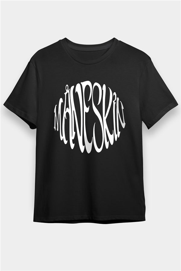 Maneskin Printed Unisex Black T-Shirt