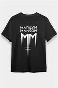 Marilyn Manson Black Unisex T-Shirt